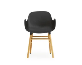 Form Armchair Oak, black