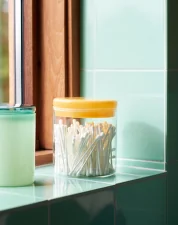 Borosilicate Jar S, jade green