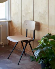 Result Chair, black/oak
