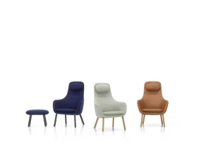 HAL Lounge Chair, pale blue/chartreuse