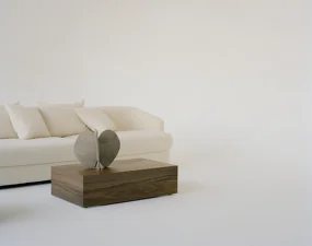 Mass Coffee Table High, walnut