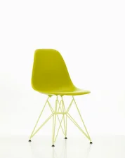 Eames Plastic Side Chair DSR RE, mustard/citron