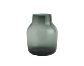 Silent Vase 15, dark green