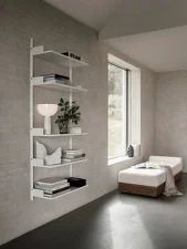 Wall Shelf 1900, walnut/black