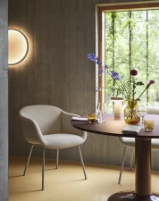 Fiber Soft Armchair Tube Base, Ecriture 240/grey