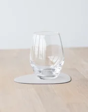 Curve Serene Glass Mat, cream