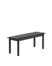 Linear Steel Bench Seat Pad 110, dark grey