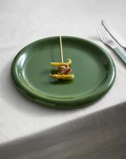 Barro Plate Ø24 set of 2, green