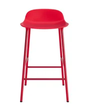 Form Bar Chair 65 cm Steel, bright red