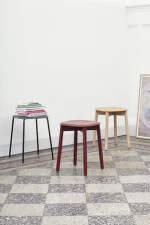 Soft Edge 72 Stool, soft black