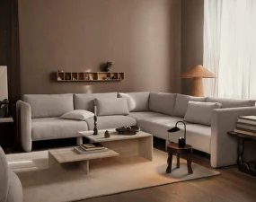 Dase Sofa Corner Module, Soft Bouclé natural