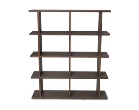 Kona Bookcase 2x4, dark stained