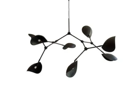 Stingray Chandelier, burned black (5m)
