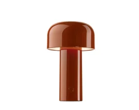 Bellhop Battery Table Lamp, brick red