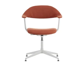 Mynt Office Chair Upholstery, rusty orange/soft light