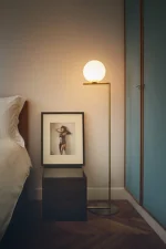 IC F1 Floor Lamp, brass