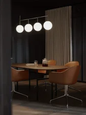 TR Bulb Suspension Frame, polished steel