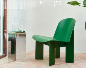 Chisel Lounge Chair, lush green