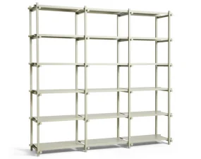 Woody Shelving System High, smokey grey