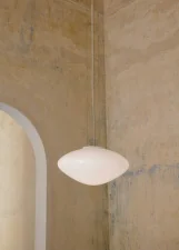 Mist AP20 Pendant Light, opal glass