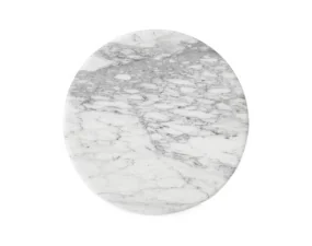 Top Wire Stool VP11 Ø38 Marble, Bianco Carrara