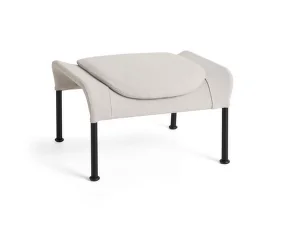 O2 Ottoman, light grey textile