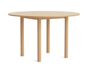 Annex Round Table Ø120, lacquered oak