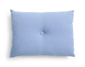 Dot Cushion Linen, blue