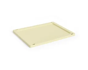 Colour Crate Lid Plastic Medium, light yellow