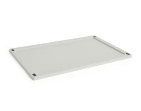 Colour Crate Lid Plastic Large, grey