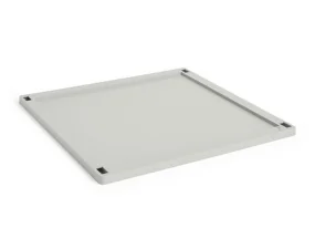 Colour Crate Lid Plastic Large Square, grey