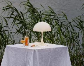 Panthella 250 Portable Lamp, opal white