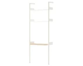 Rombe IF2 Full Bay Desk, alabaster