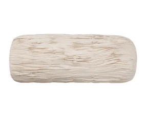 Falda Smocked Bolster Cushion, undyed