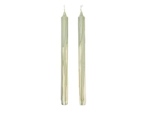Dryp Candles, Set of 2, tea green