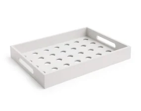 Terrazza Dot Tray, off-white