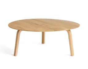 Bella Coffee Table Ø80x32, lacquered oak