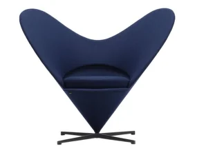 Heart Cone Chair, Cosy 2 dark blue