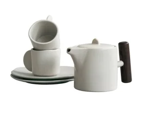 Native Tea Set for Two, birch