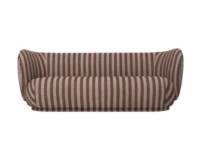 Rico Sofa 3 Louisiana, sand/chocolate