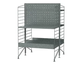 String Outdoor J Shelving System, galvanized