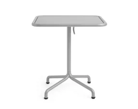 Deville Table 60x70 cm, silver grey