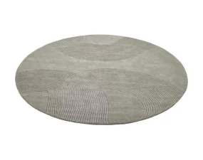 Zen Rug Round Ø200 cm, light grey