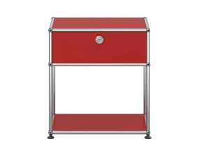 USM Haller M54 Bedside Table, ruby red