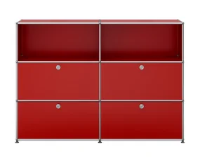 USM Haller Sideboard M64, ruby red