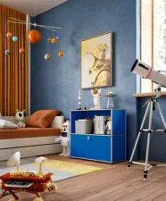 USM Haller Sideboard M62, gentian blue