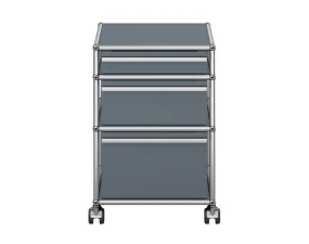USM Haller M63 Mobile Pedestal, mid-grey