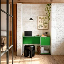 USM Haller Home Office Desk B21, green