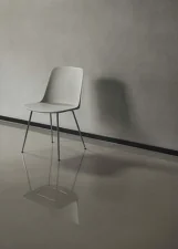 Rely Side Chair HW6, bronzed / oyster