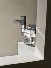 Panton Cubes Duck, chrome